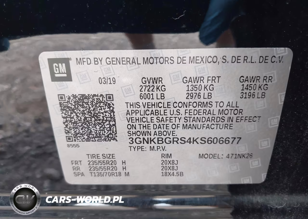 2019 Chevrolet Blazer VIN:3GNKBGRS4KS606677 - 9