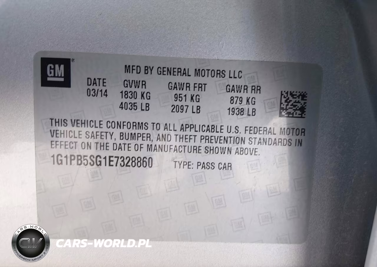 2014 Chevrolet Cruze Ls Manual VIN:1G1PB5SG1E7328860 - 9