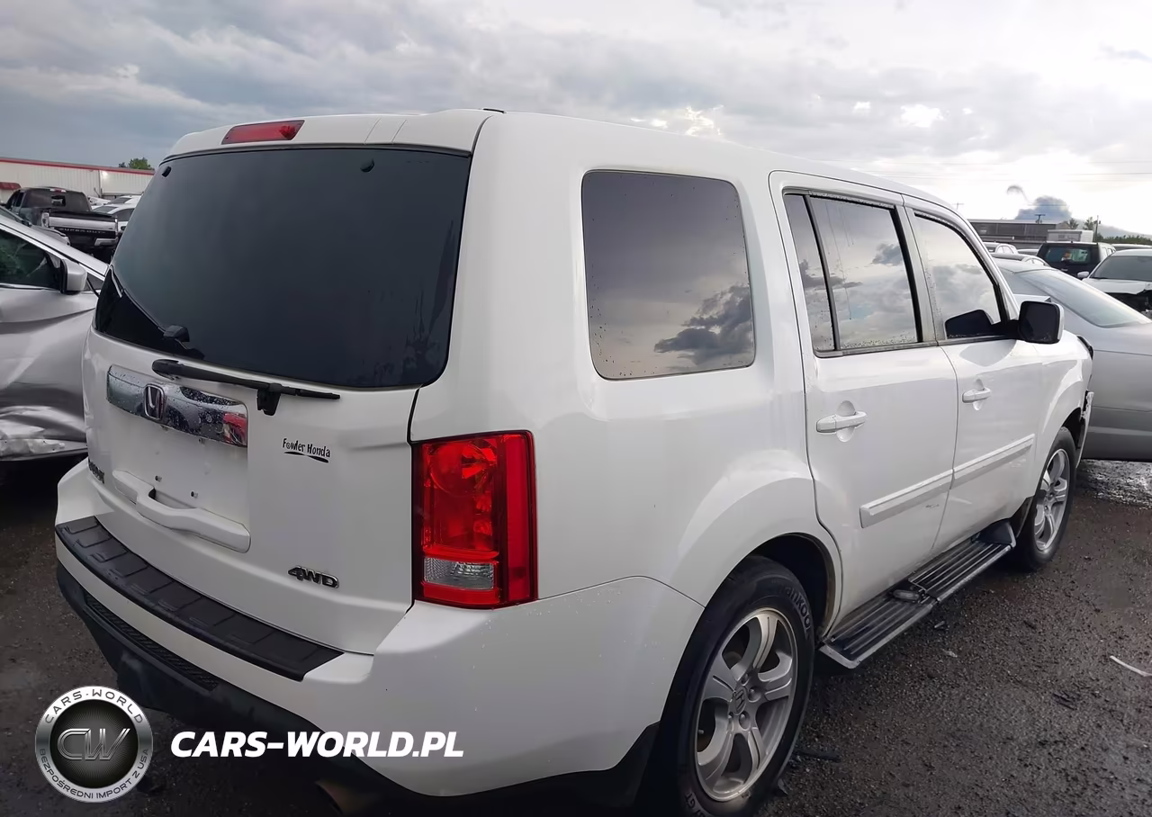 2012 Honda Pilot Ex-L VIN:5FNYF4H63CB065013 - 4