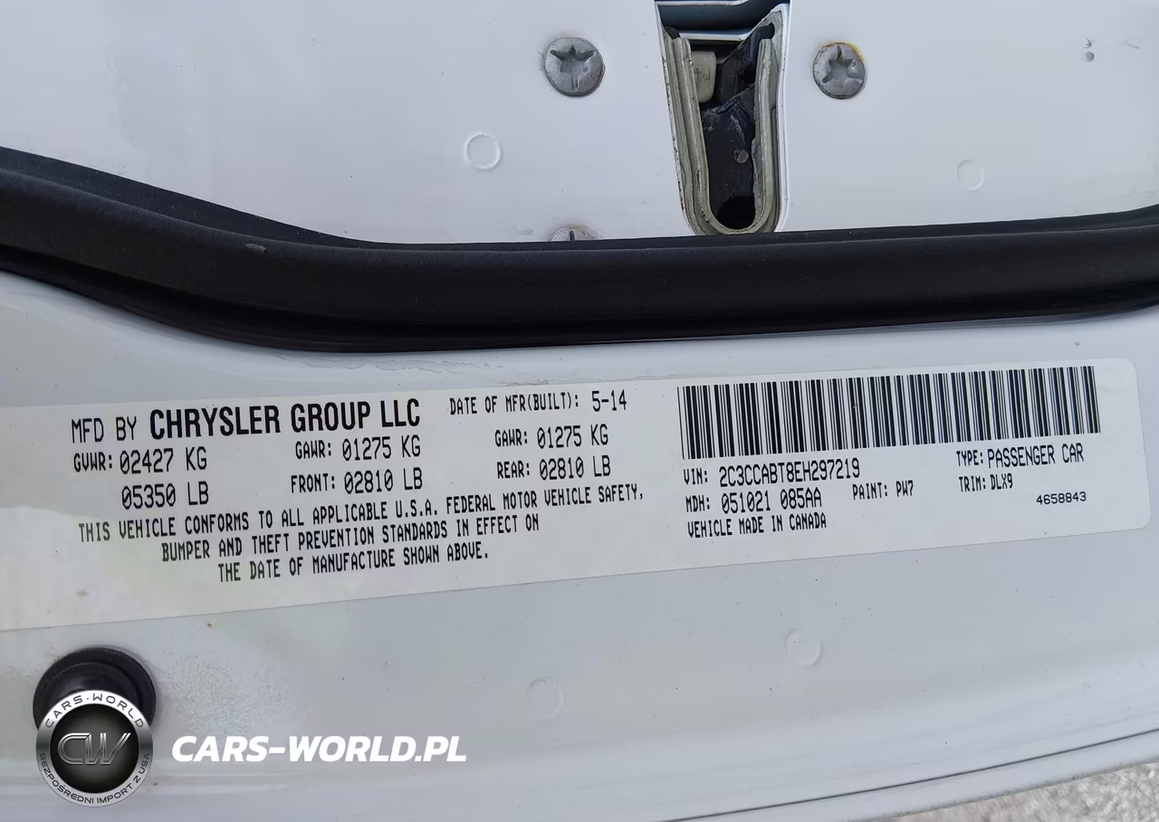 2014 Chrysler 300 300S VIN:2C3CCABT8EH297219 - 9