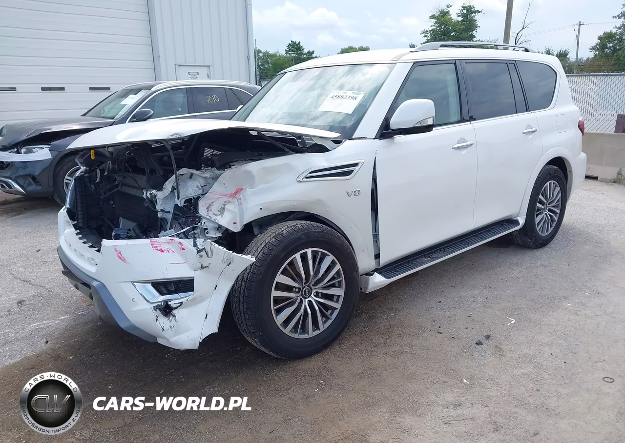 2022 Nissan Armada Sv 4Wd VIN:JN8AY2AD0N9677499 - 2