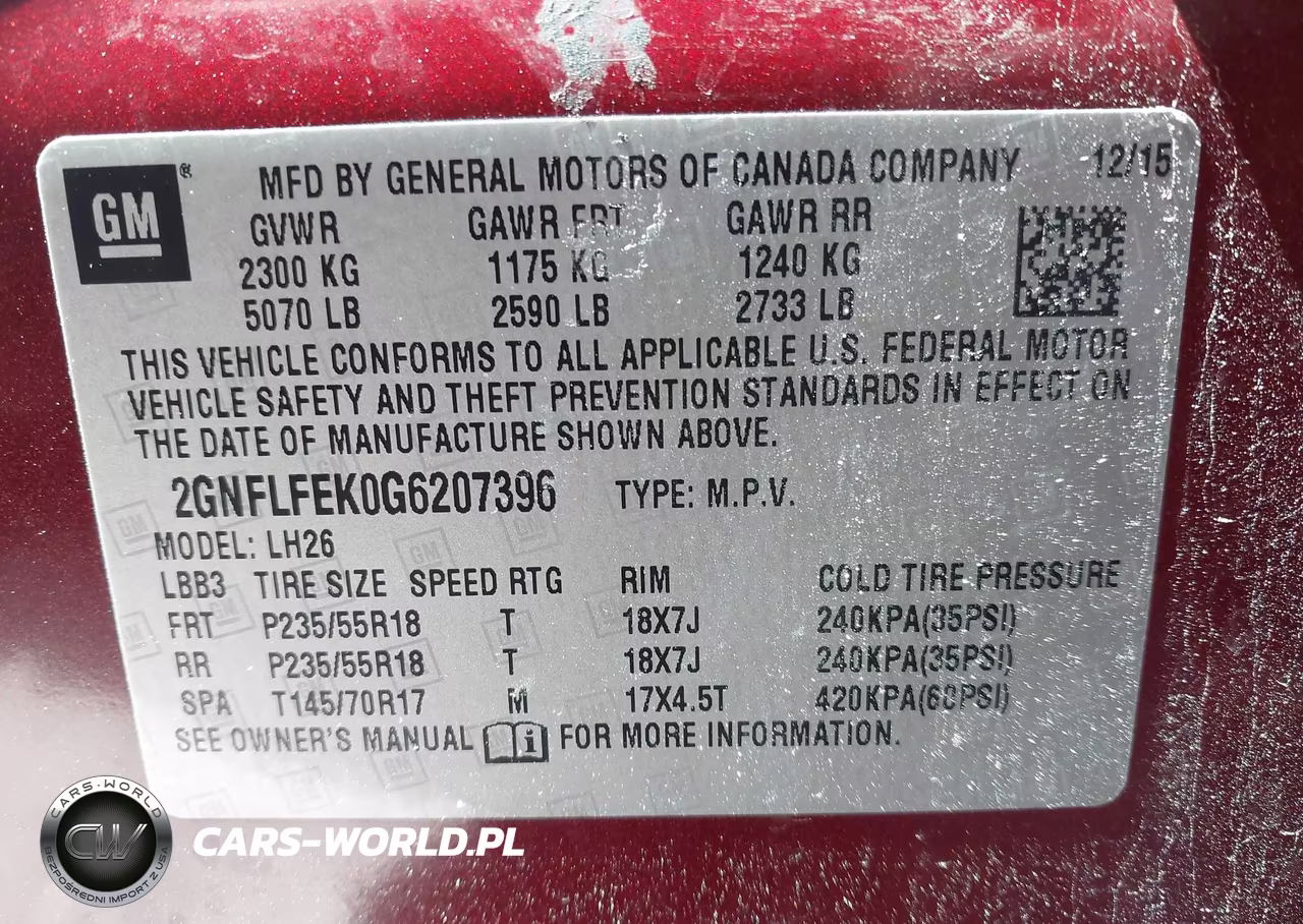 2016 Chevrolet Equinox Lt VIN:2GNFLFEK0G6207396 - 9