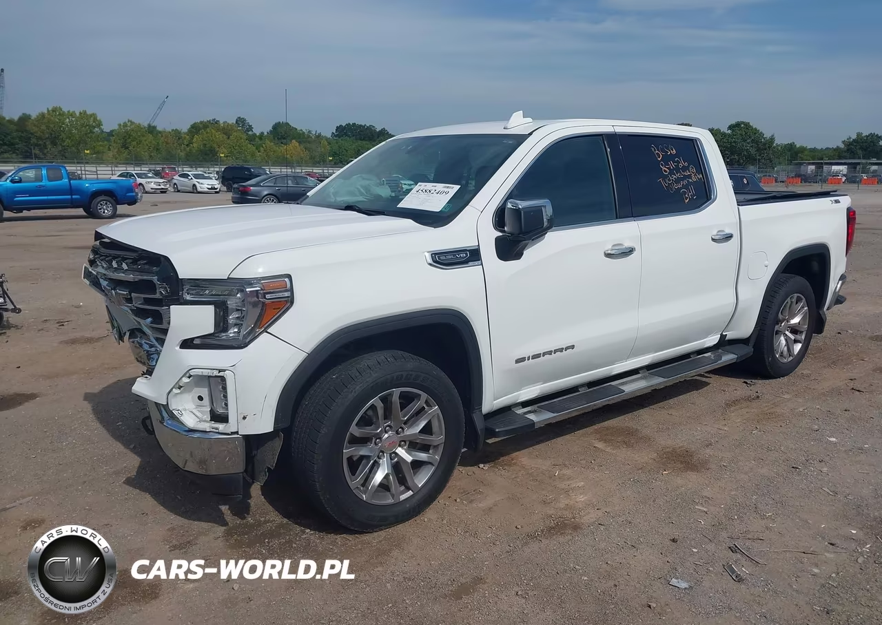 2021 GMC Sierra 1500 4Wd Short Box Slt VIN:3GTU9DED6MG374110 - 2