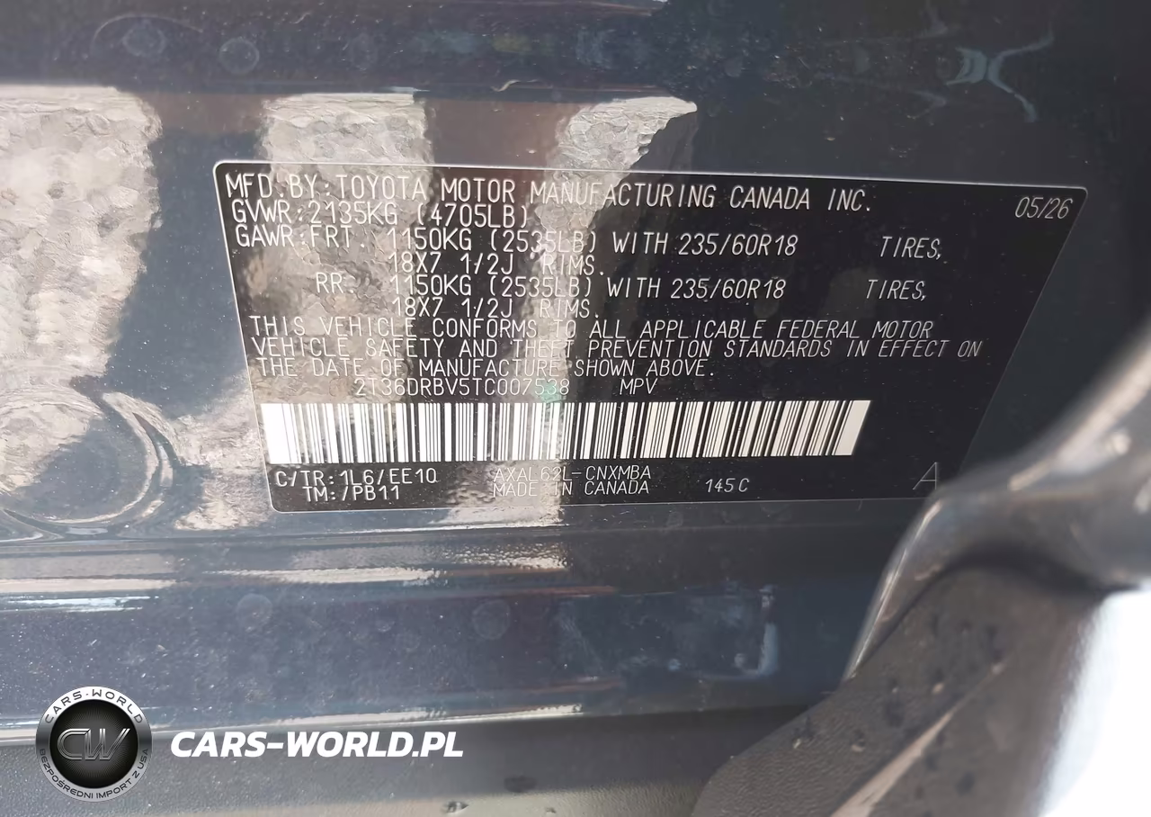 2026 Toyota Rav4 Xle Premium VIN:2T36DRBV5TC007538 - 9
