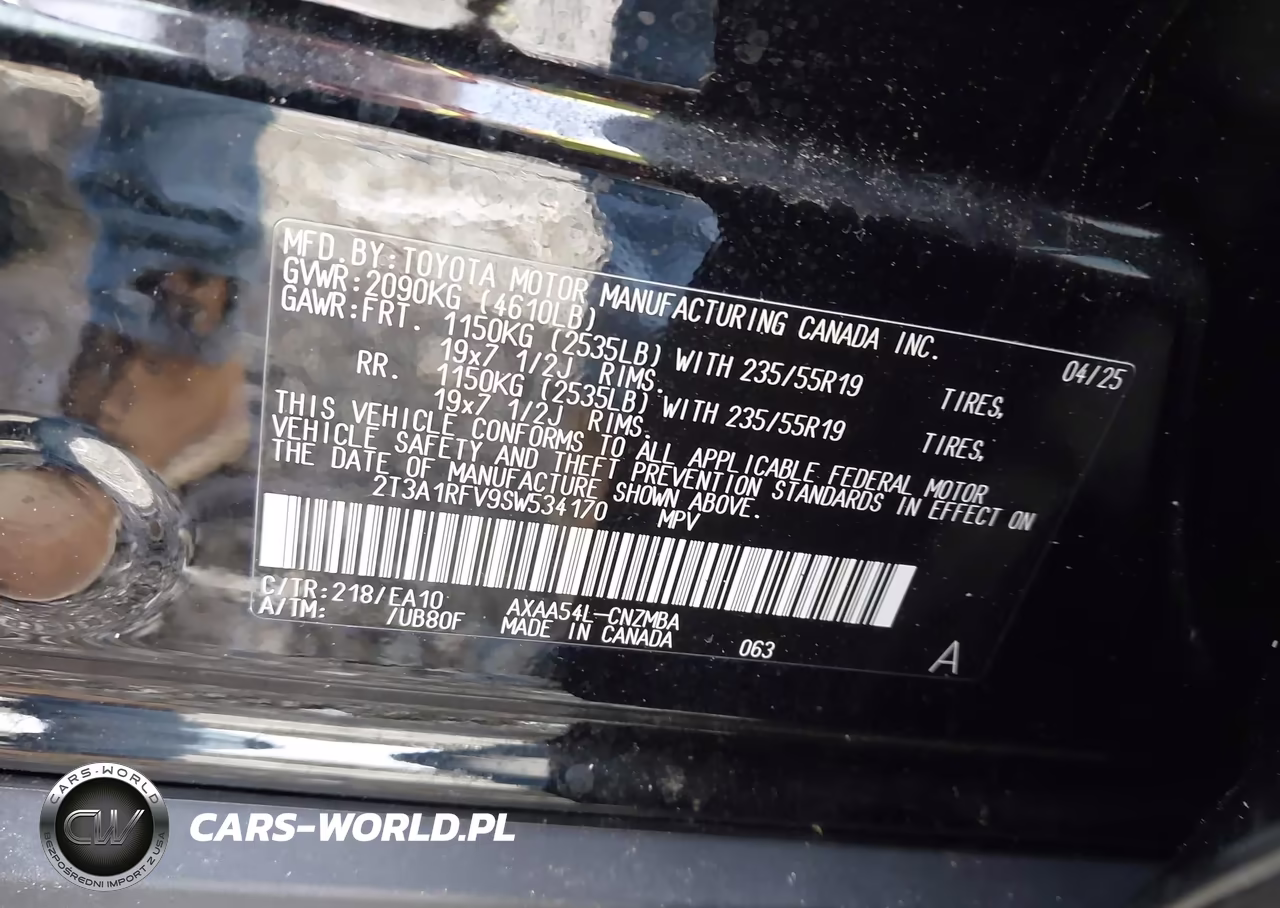 2025 Toyota Rav4 Xle Premium VIN:2T3A1RFV9SW534170 - 9