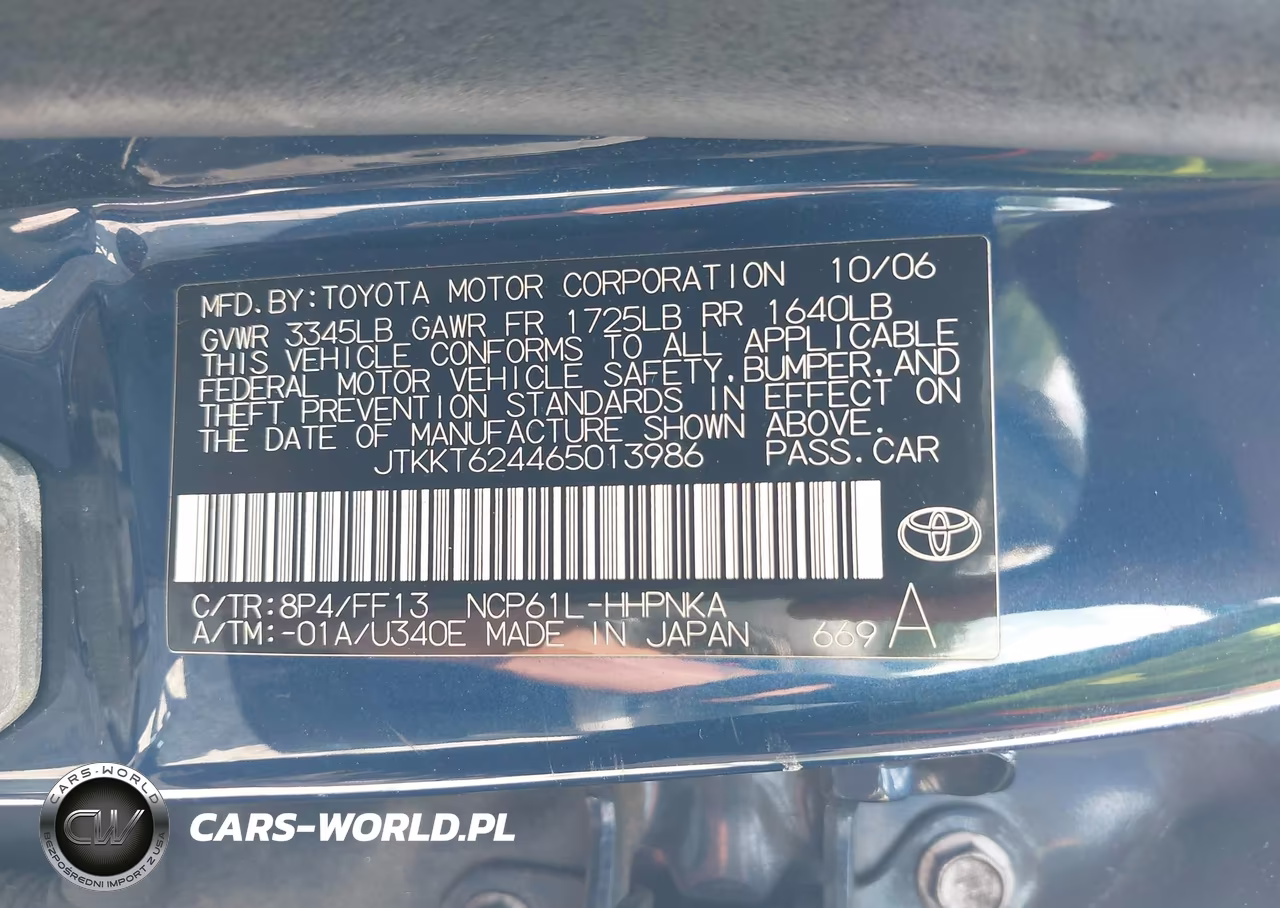 2006 Scion Xa VIN:JTKKT624465013986 - 9