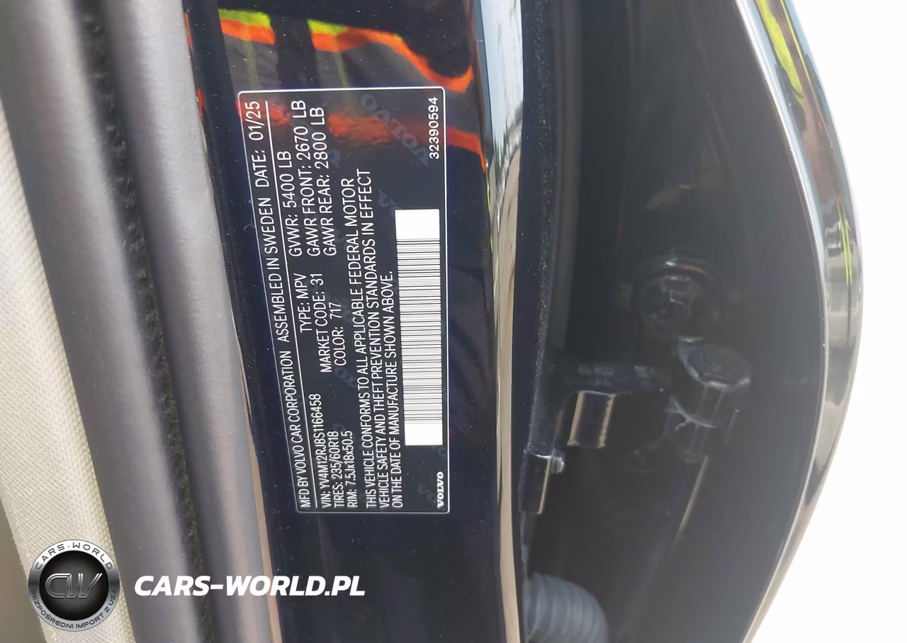 2025 Volvo Xc60 B5 Core VIN:YV4M12RJ8S1166458 - 9
