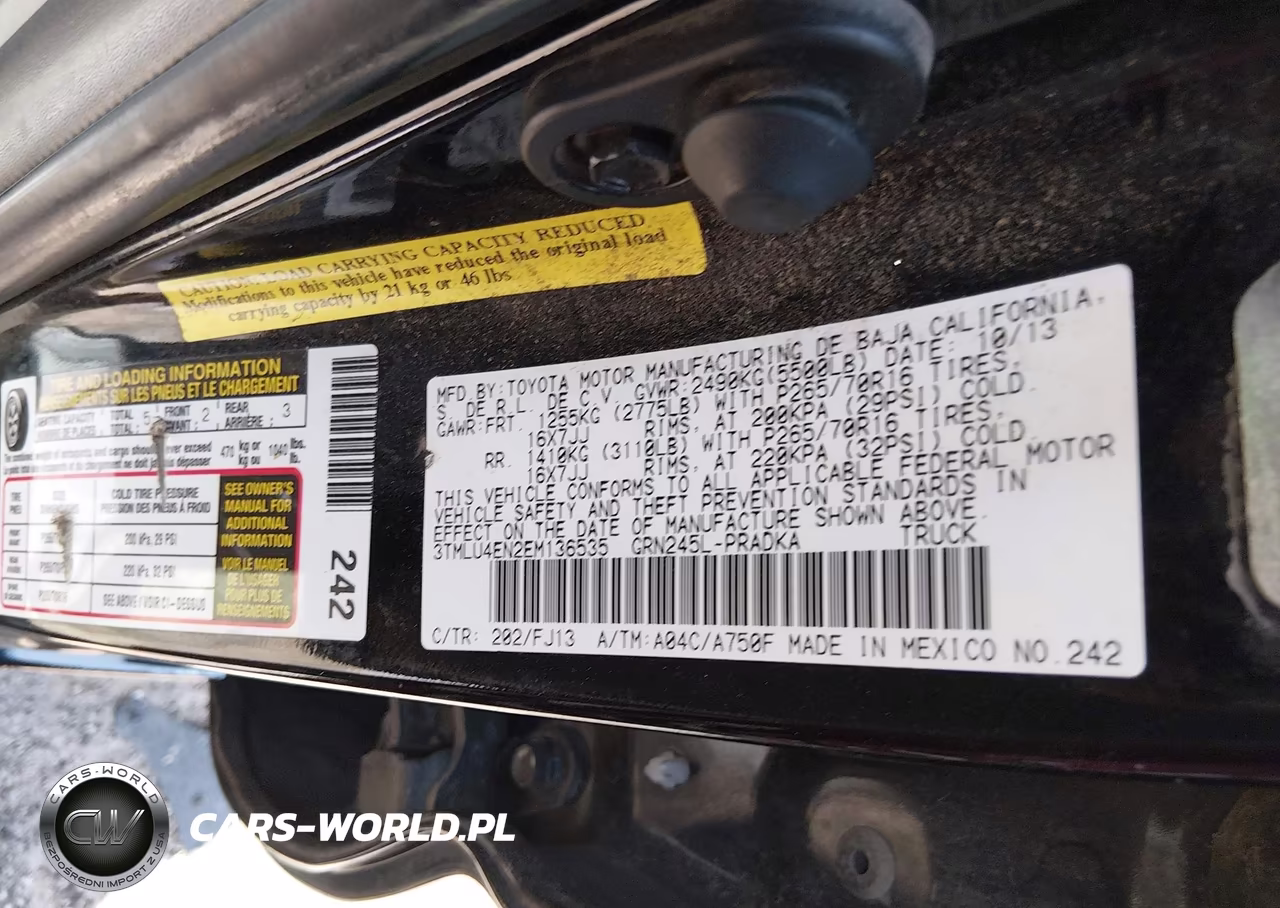 2014 Toyota Tacoma Base V6 VIN:3TMLU4EN2EM136535 - 9