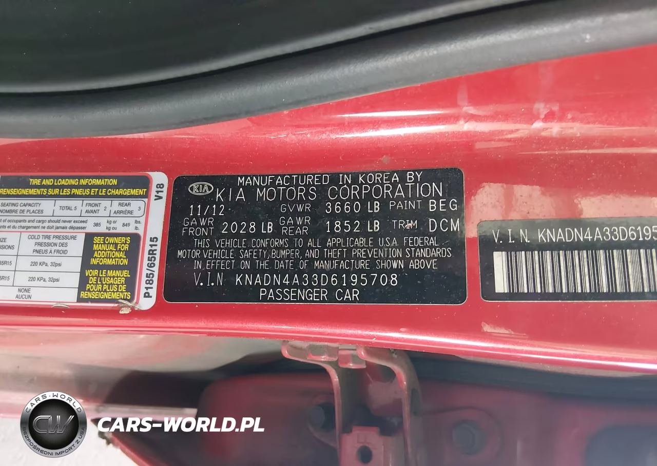 2013 Kia Rio Ex VIN:KNADN4A33D6195708 - 9