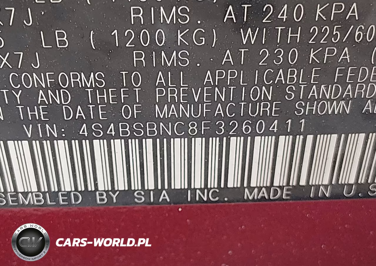 2015 Subaru Outback 2.5I Limited VIN:4S4BSBNC8F3260411 - 9