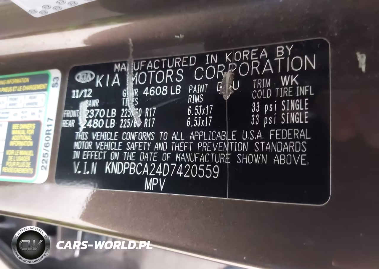 2013 Kia Sportage Lx VIN:KNDPBCA24D7420559 - 9