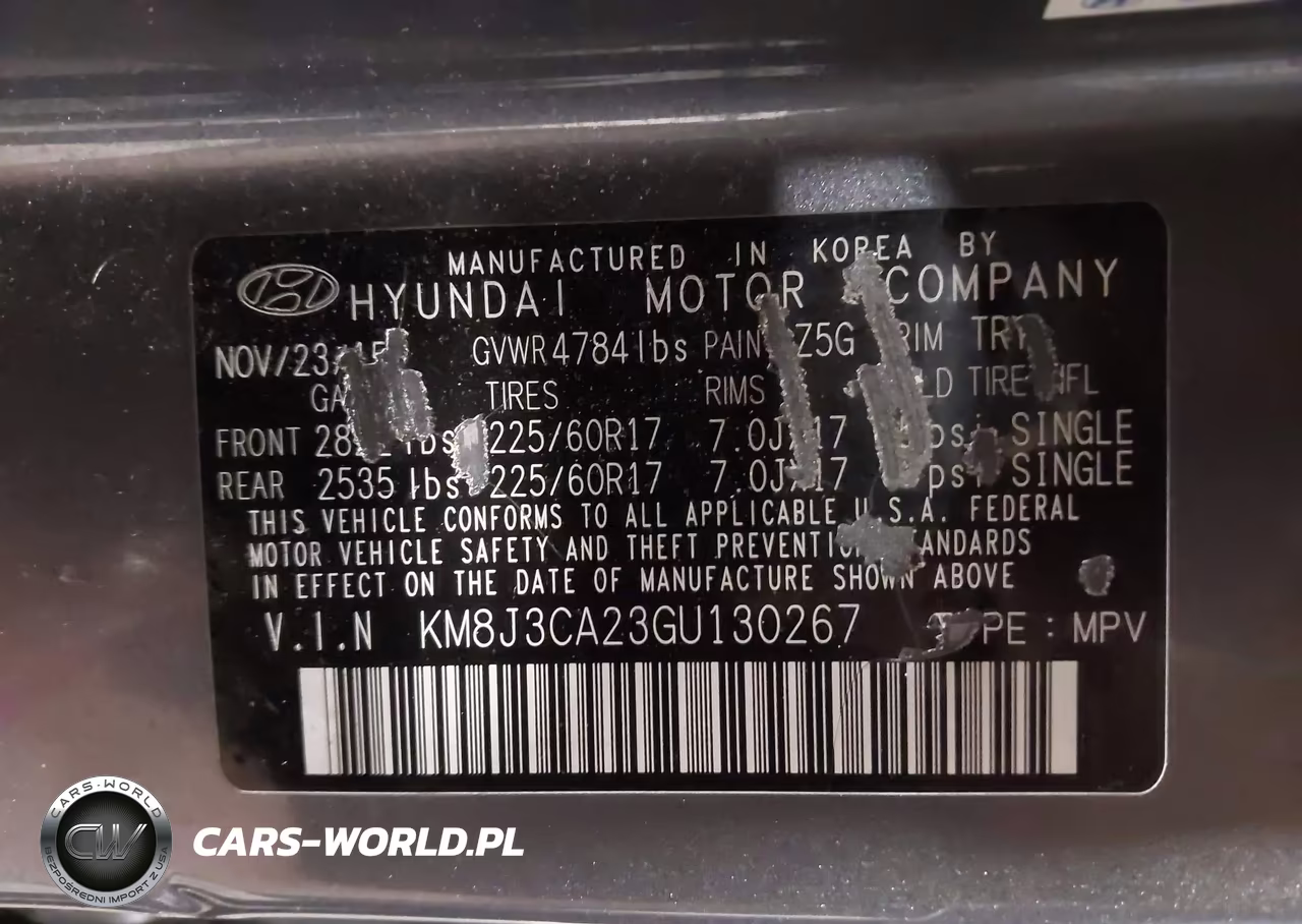 2016 Hyundai Tucson Eco VIN:KM8J3CA23GU130267 - 9