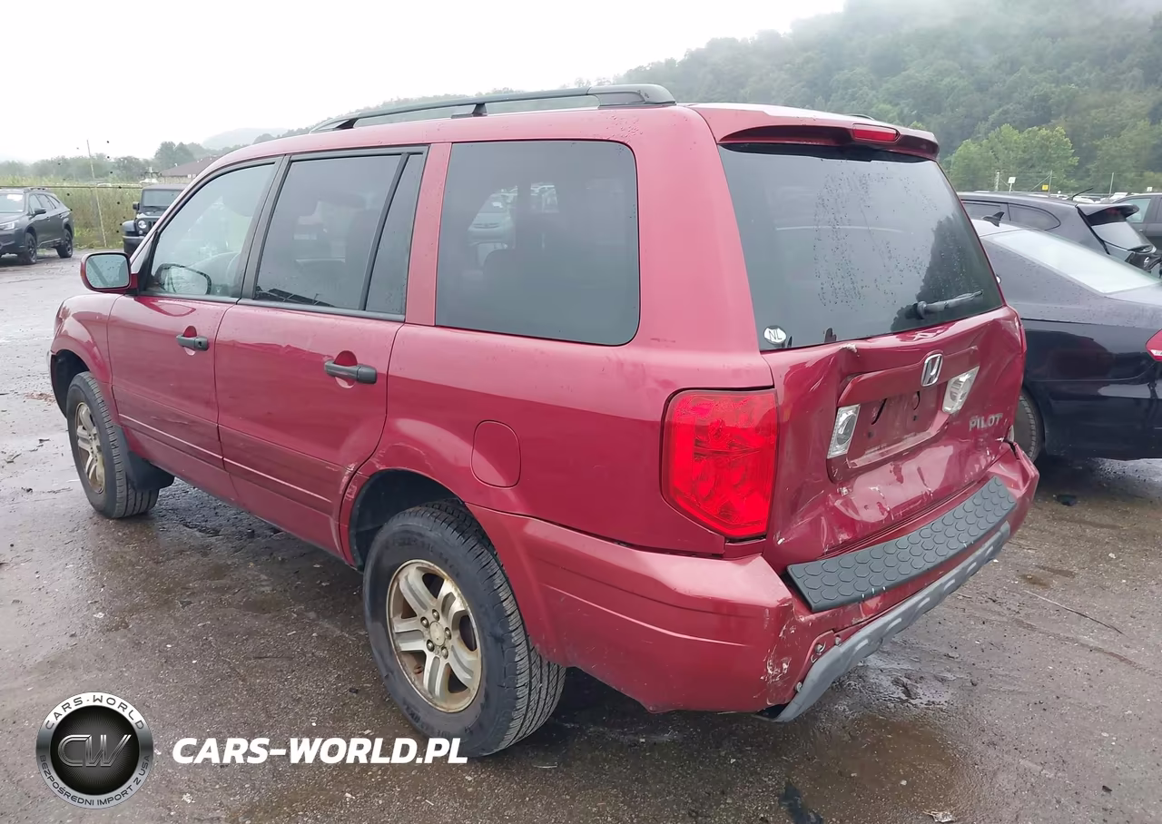 2004 Honda Pilot Ex-L VIN:2HKYF18784H604784 - 3