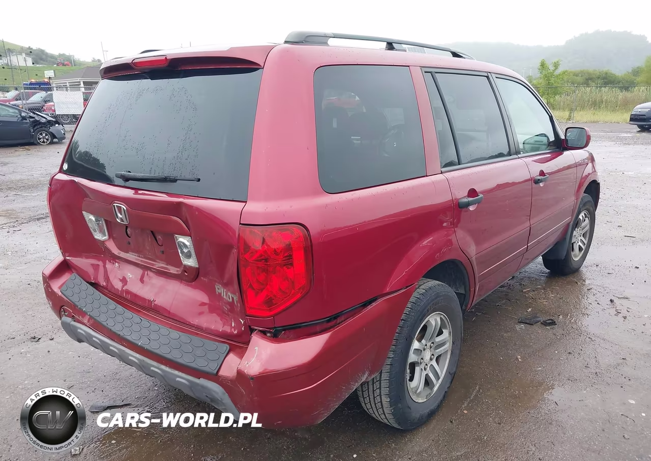 2004 Honda Pilot Ex-L VIN:2HKYF18784H604784 - 4