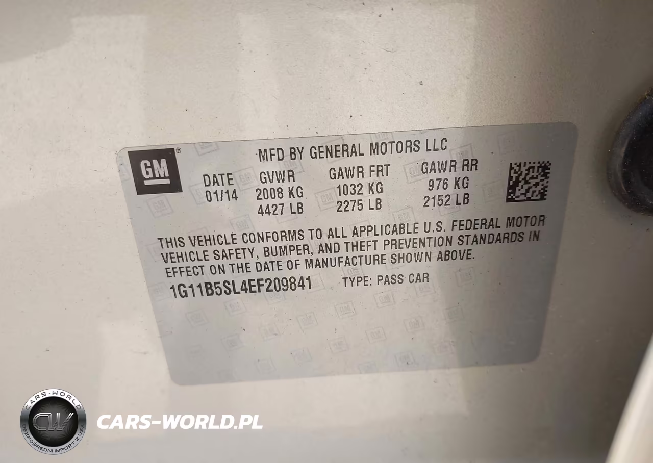 2014 Chevrolet Malibu 1Ls VIN:1G11B5SL4EF209841 - 9