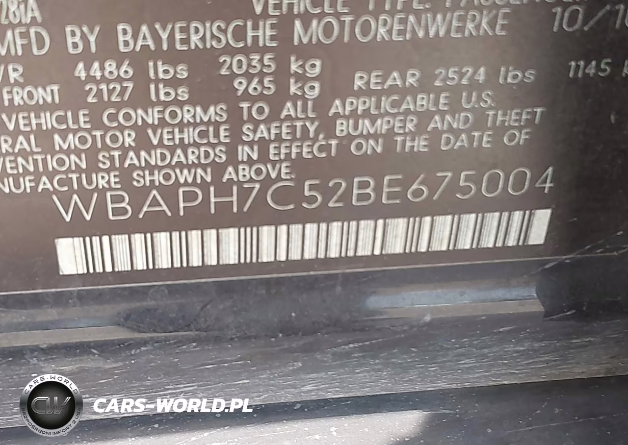 2011 BMW 328I VIN:WBAPH7C52BE675004 - 9