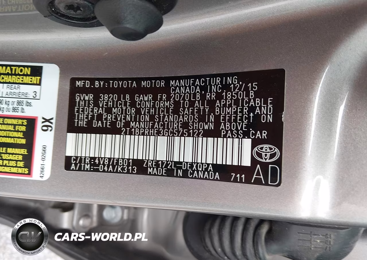 2016 Toyota Corolla Eco-Eco Plus-Eco Premium VIN:2T1BPRHE3GC575122 - 9