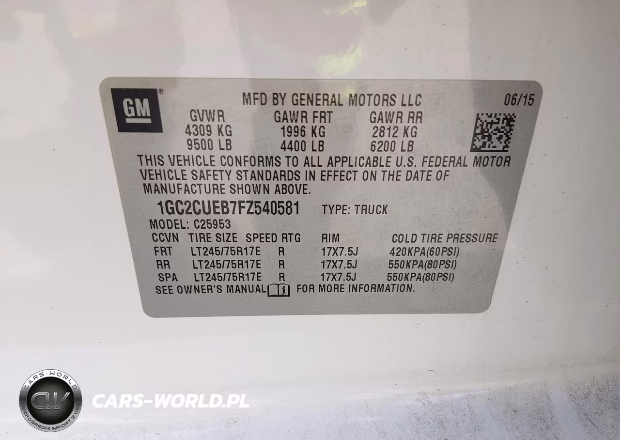 2015 Chevrolet Silverado 2500Hd Built After Aug 14 Work Truck VIN:1GC2CUEB7FZ540581 - 9