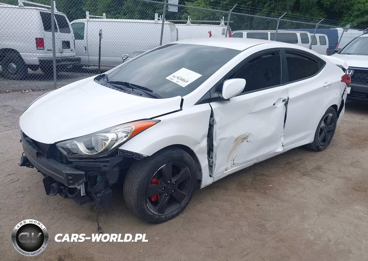 2013 Hyundai Elantra Gls VIN:5NPDH4AE5DH344881 - 2