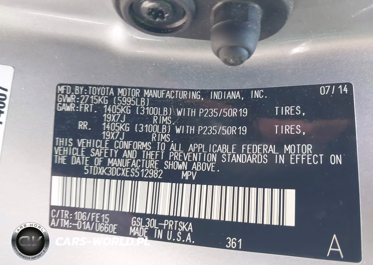 2014 Toyota Sienna Se 8 Passenger VIN:5TDXK3DCXES512982 - 9