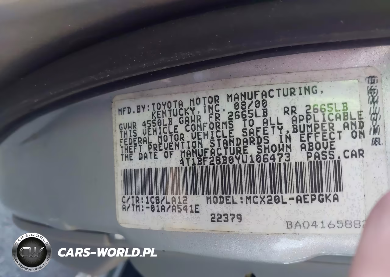 2000 Toyota Avalon Xls VIN:4T1BF28B0YU106473 - 9