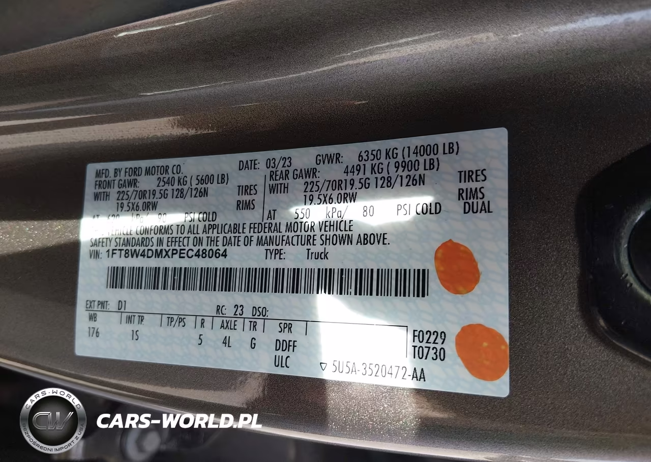 2023 Ford F-450 Xl VIN:1FT8W4DMXPEC48064 - 8