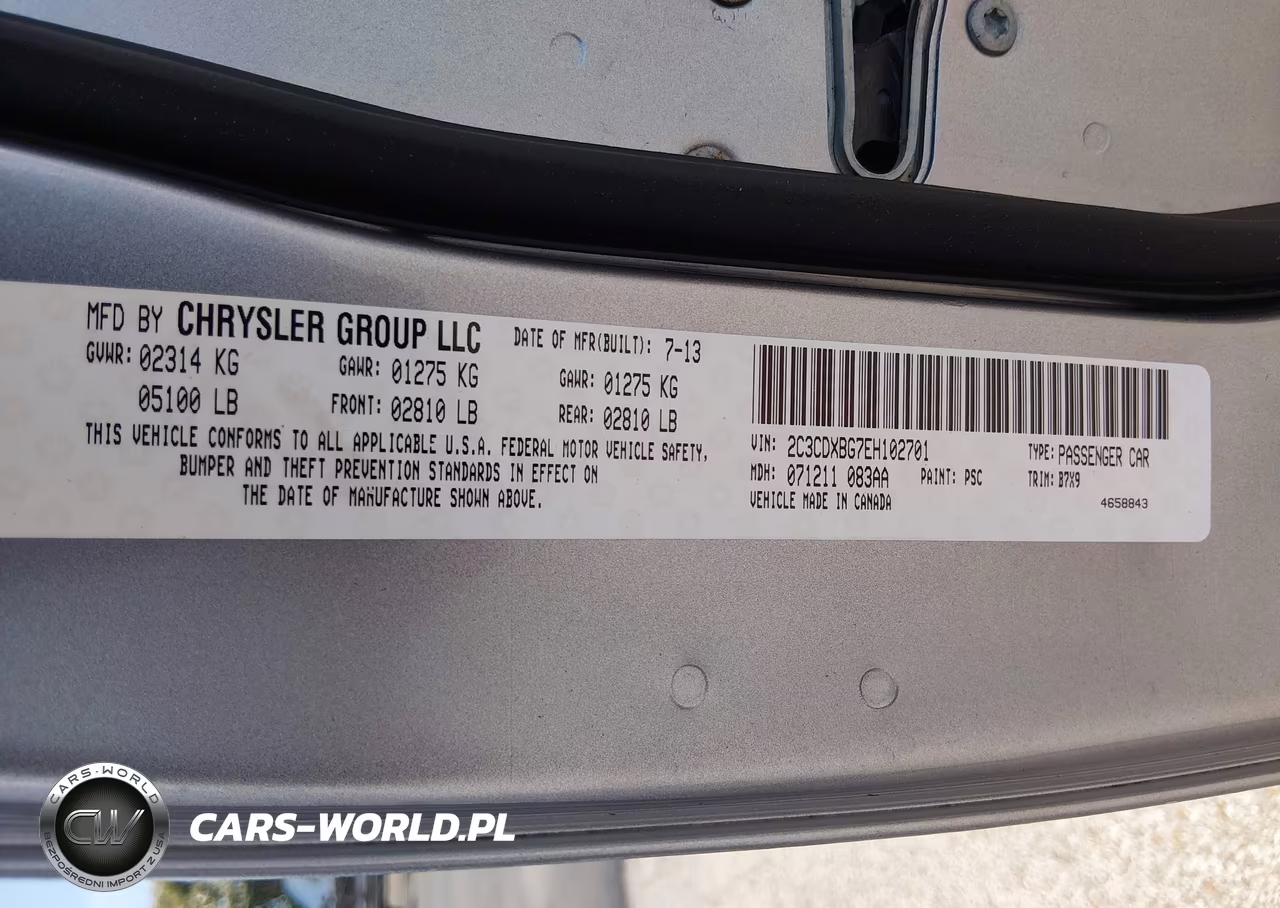 2014 Dodge Charger Se VIN:2C3CDXBG7EH102701 - 9