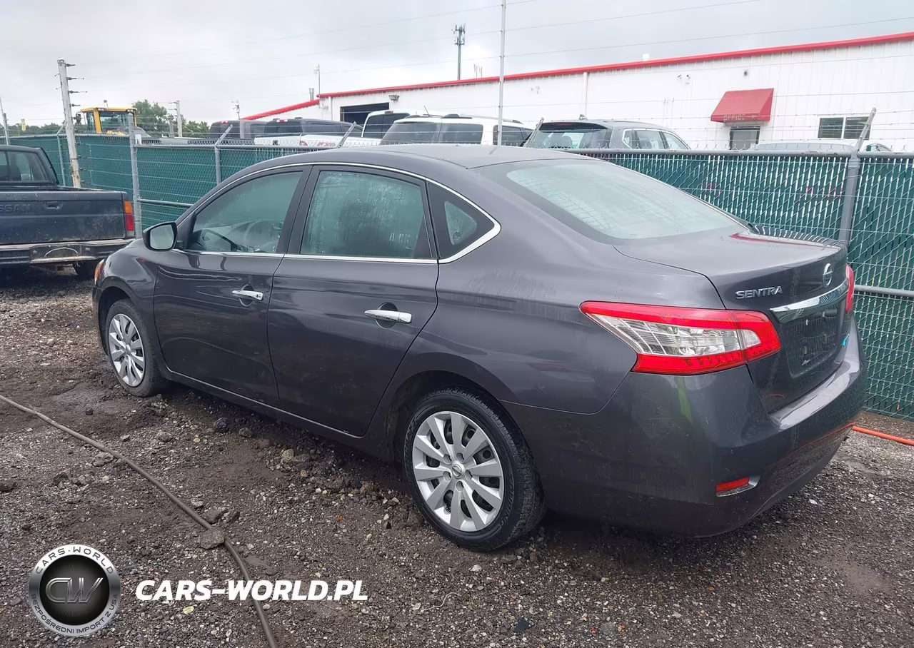 2014 Nissan Sentra Fe+ S-Fe+ Sv-S-Sl-Sr-Sv VIN:3N1AB7AP4EL673633 - 3