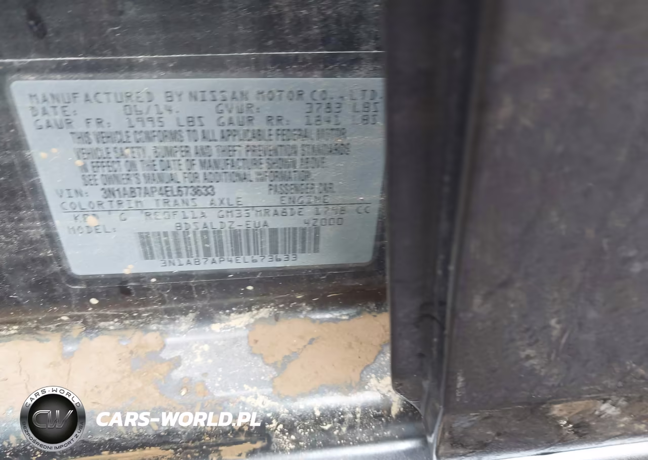 2014 Nissan Sentra Fe+ S-Fe+ Sv-S-Sl-Sr-Sv VIN:3N1AB7AP4EL673633 - 9
