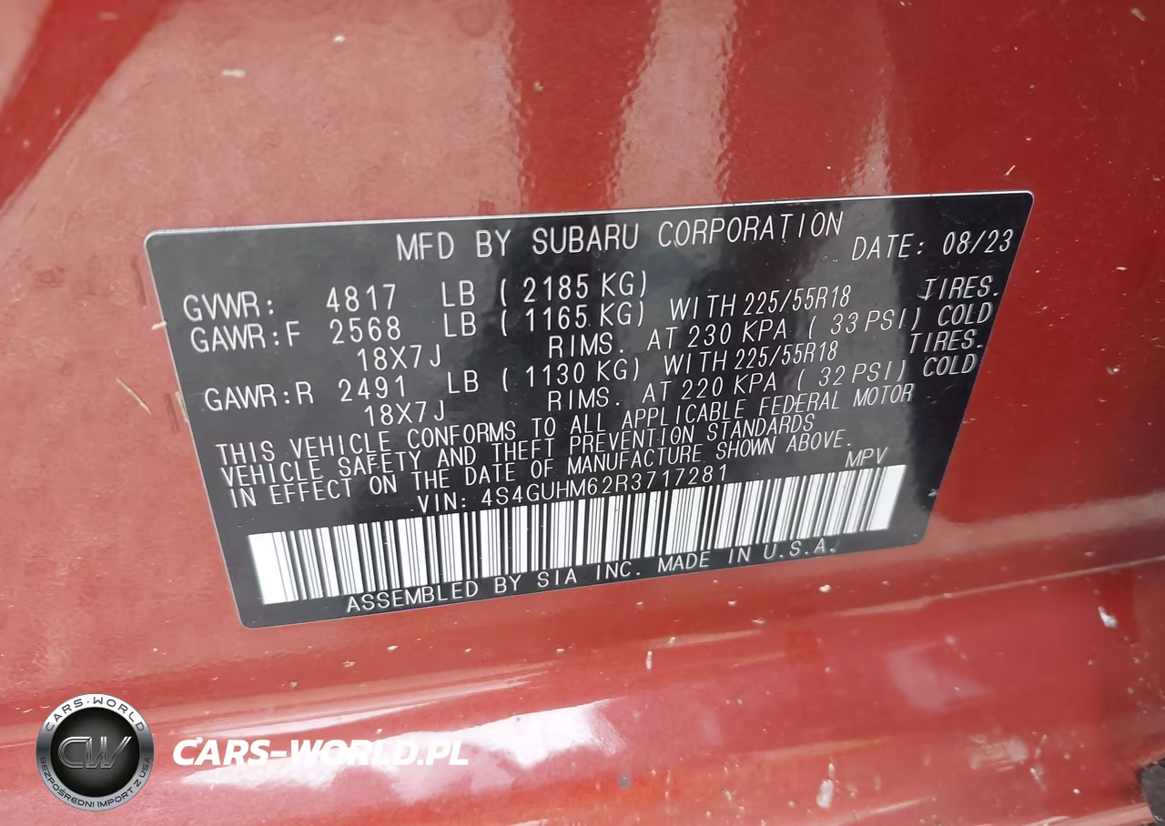 2024 Subaru Crosstrek Limited VIN:4S4GUHM62R3717281 - 9