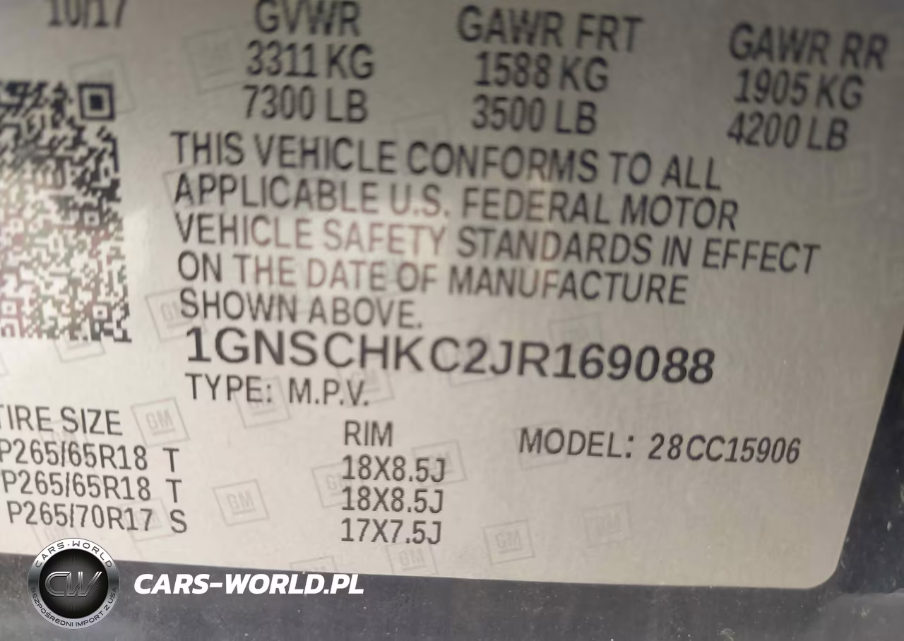 2018 Chevrolet Suburban Lt VIN:1GNSCHKC2JR169088 - 9