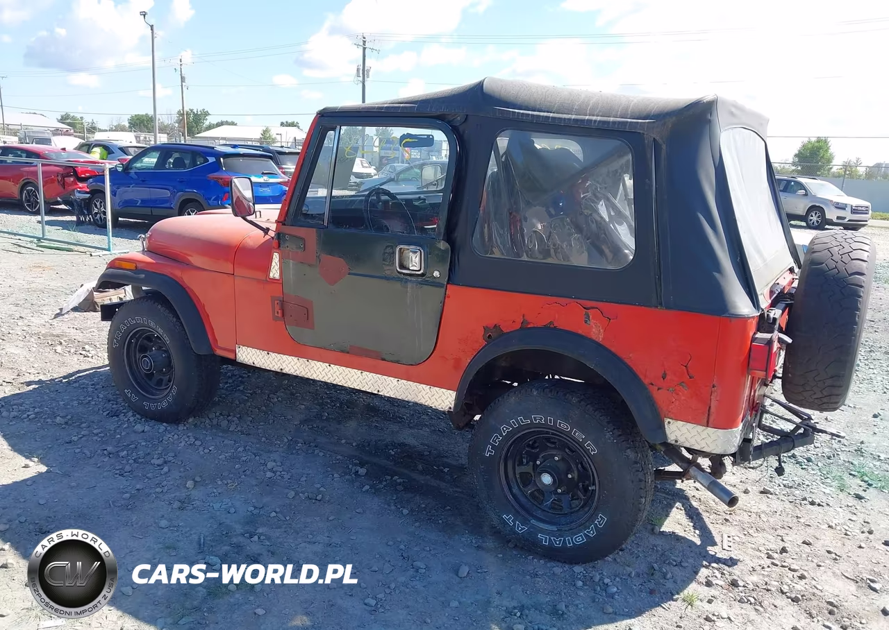 1986 Jeep Jeep Cj7 VIN:1JCCM87E7GT100198 - 3