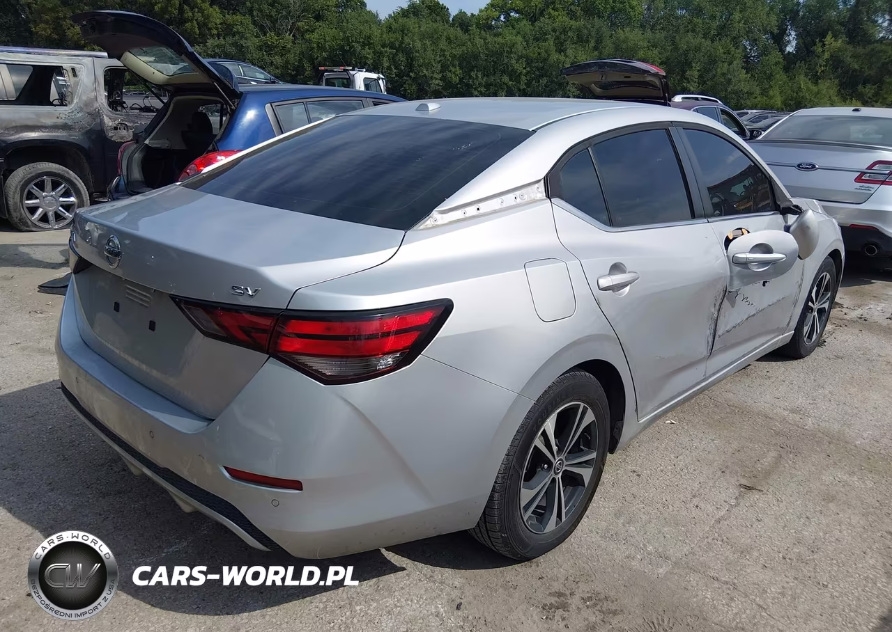 2021 Nissan Sentra Sv Xtronic Cvt VIN:3N1AB8CV3MY255888 - 4