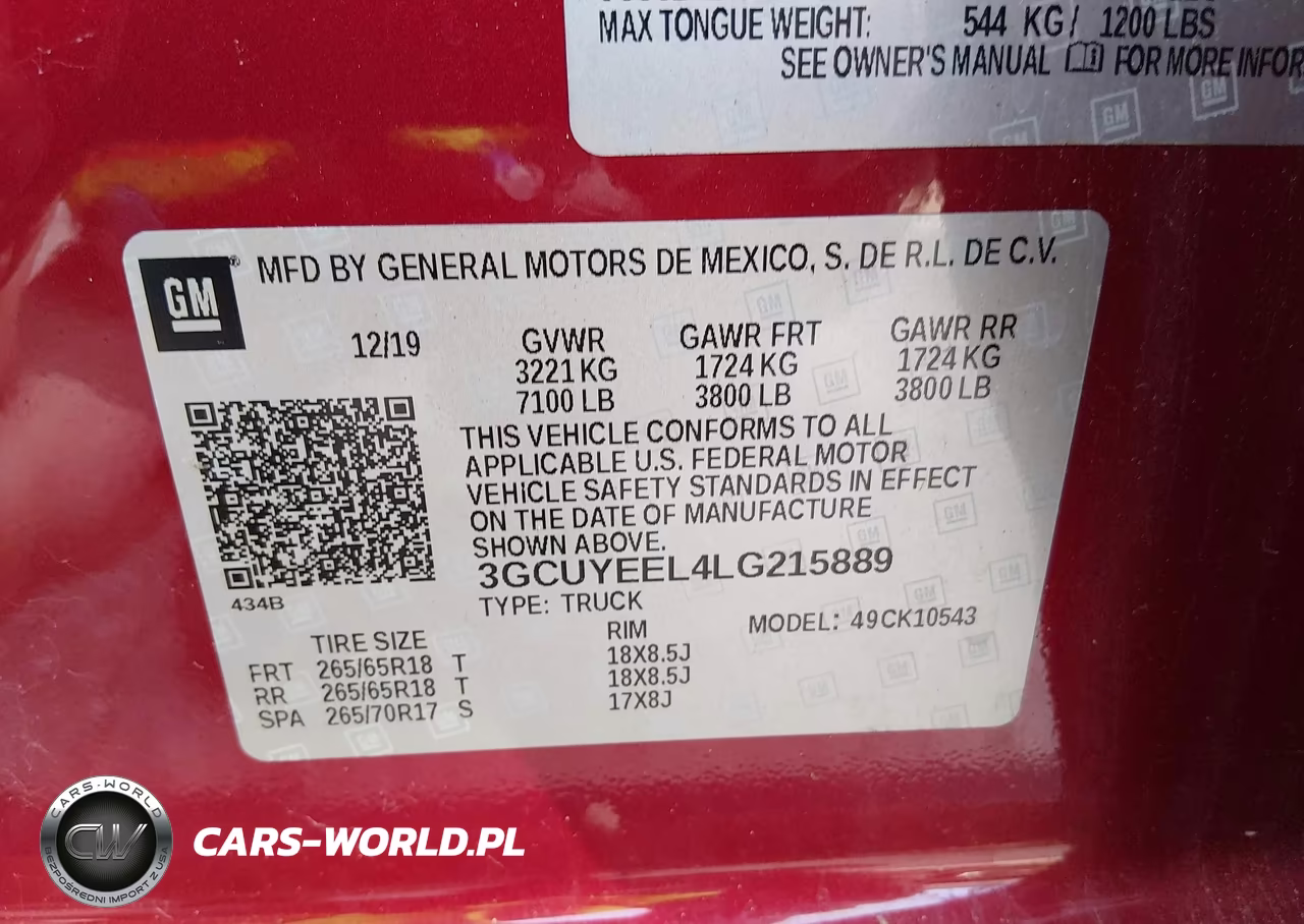 2020 Chevrolet Silverado 1500 4Wd Short Bed Rst VIN:3GCUYEEL4LG215889 - 9