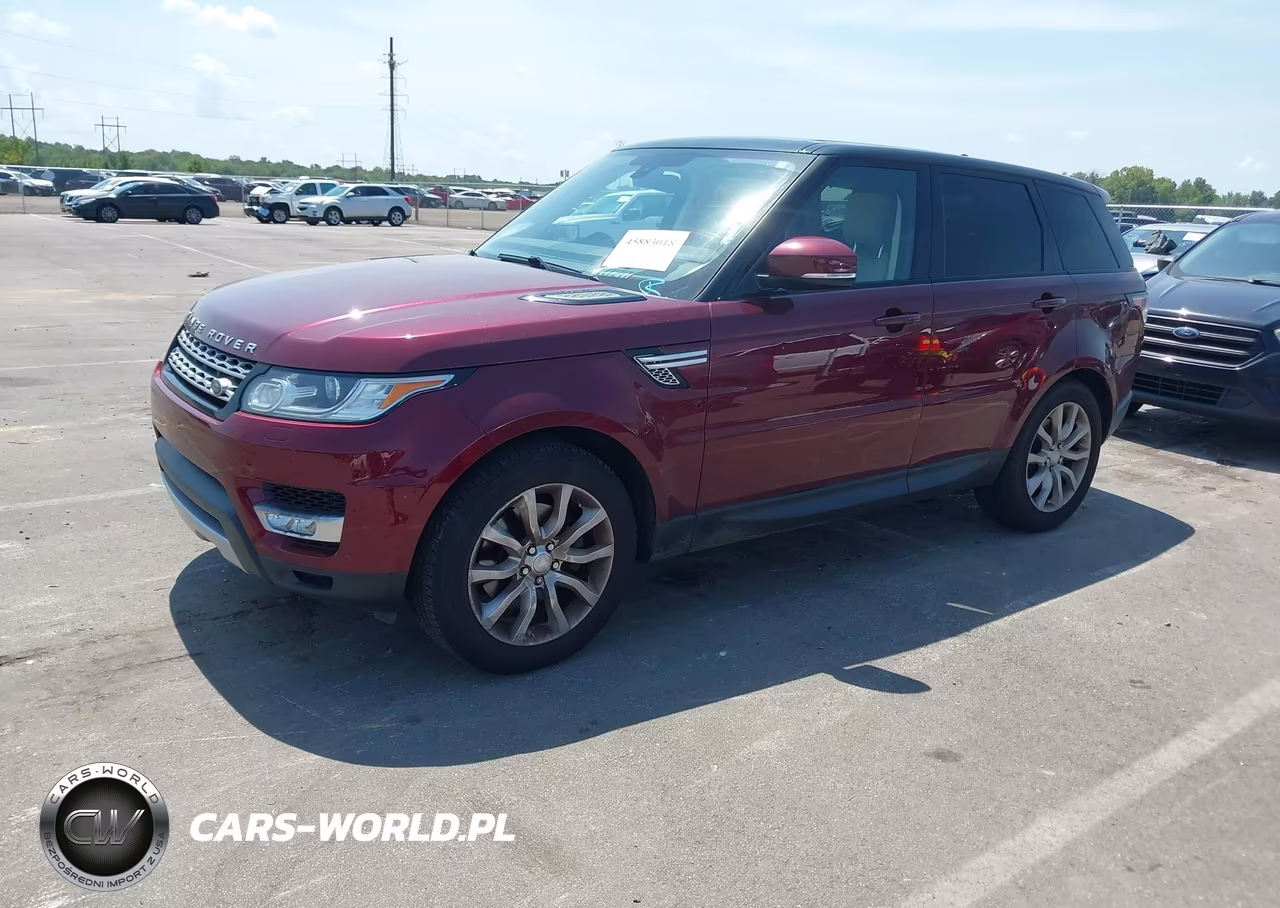 2015 Land Rover Range Rover Sport 3.0L V6 Supercharged Hse VIN:SALWR2VF5FA621643 - 2
