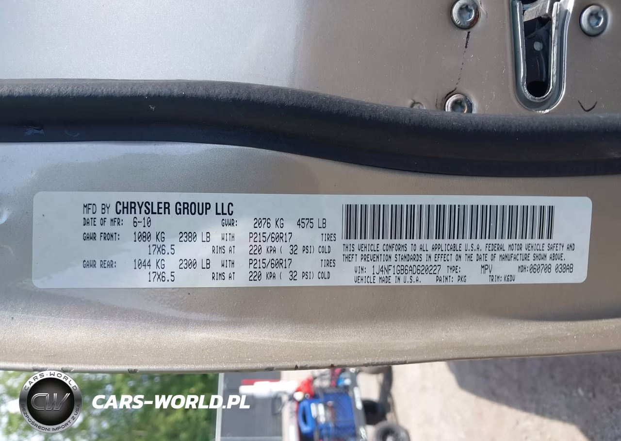 2010 Jeep Patriot Sport VIN:1J4NF1GB6AD620227 - 9