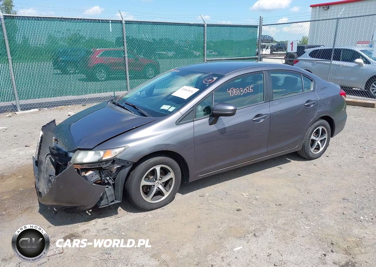 2015 Honda Civic Se VIN:19XFB2F74FE275813 - 2