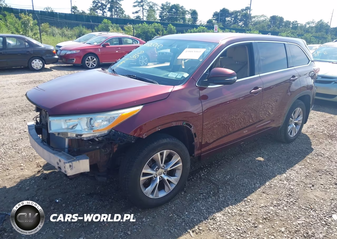 2015 Toyota Highlander Le Plus V6 VIN:5TDBKRFH8FS088323 - 2