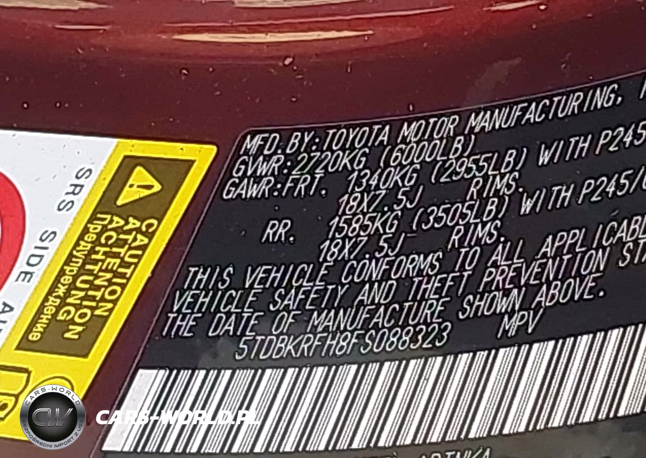 2015 Toyota Highlander Le Plus V6 VIN:5TDBKRFH8FS088323 - 9