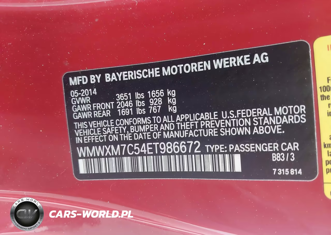 2014 Mini Hardtop Cooper S VIN:WMWXM7C54ET986672 - 9