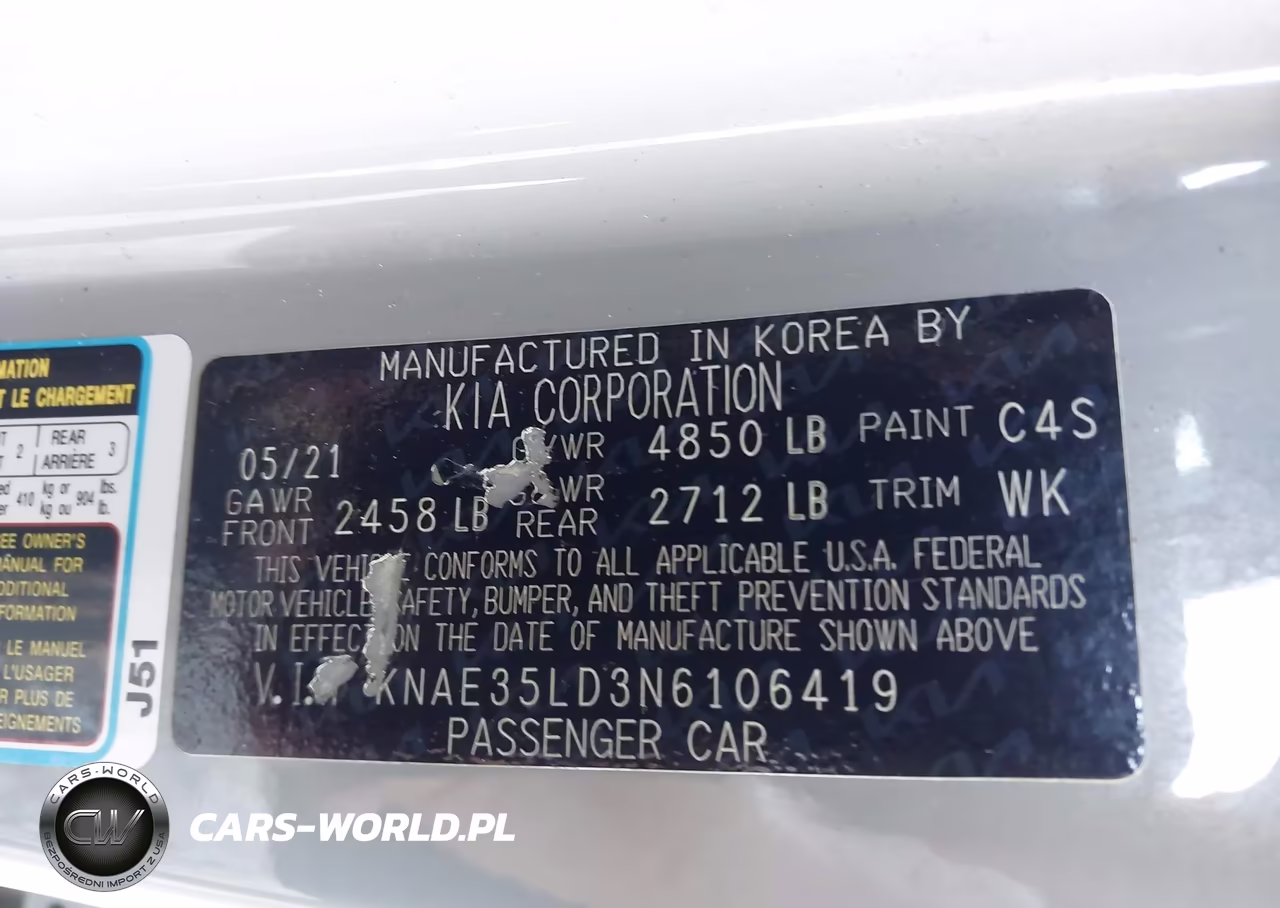2022 Kia Stinger Gt-Line VIN:KNAE35LD3N6106419 - 9