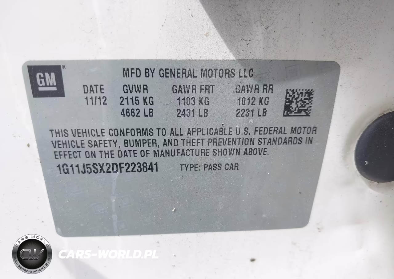 2013 Chevrolet Malibu 2Lz VIN:1G11J5SX2DF223841 - 9
