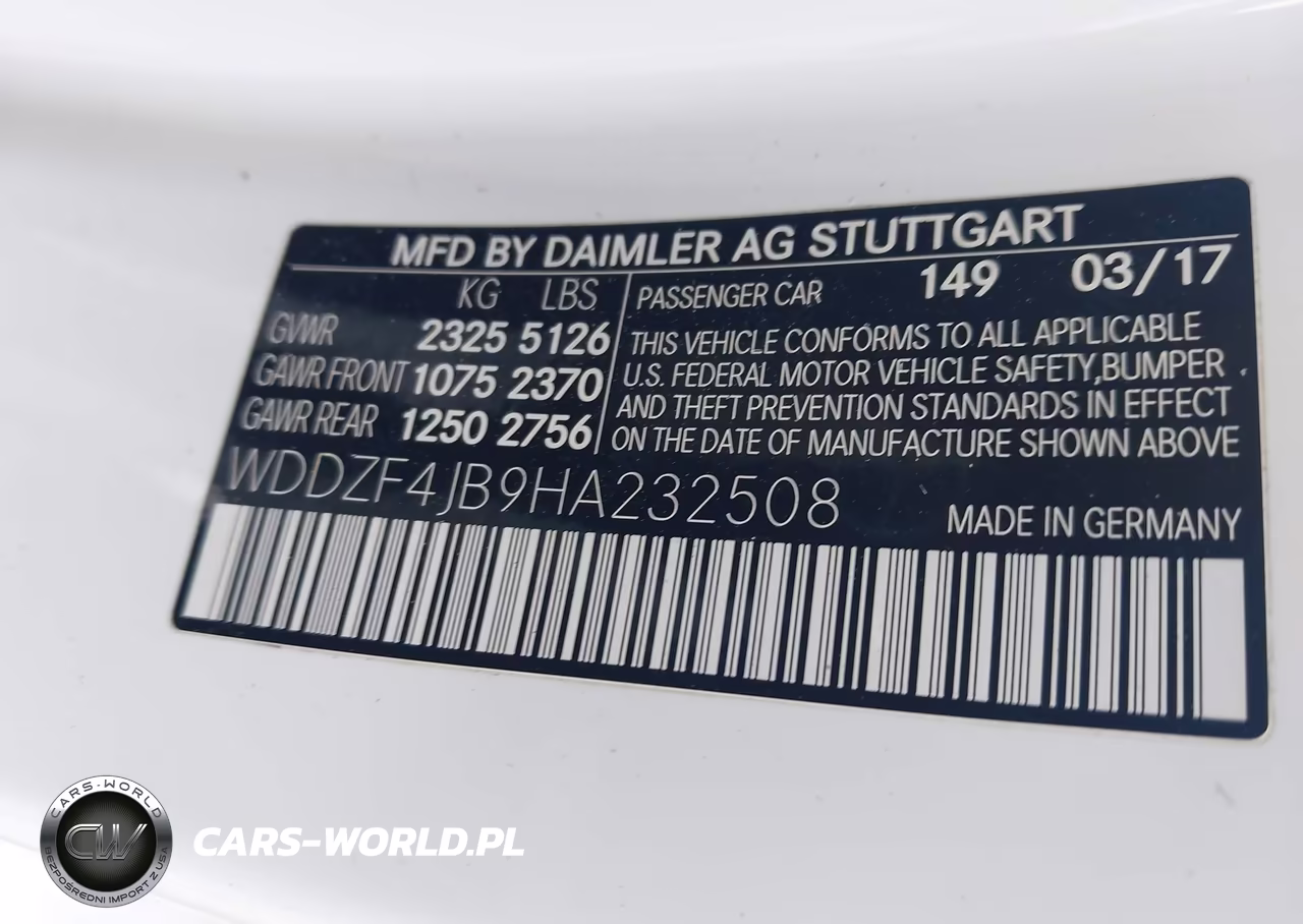 2017 Mercedes-Benz E 300 VIN:WDDZF4JB9HA232508 - 9