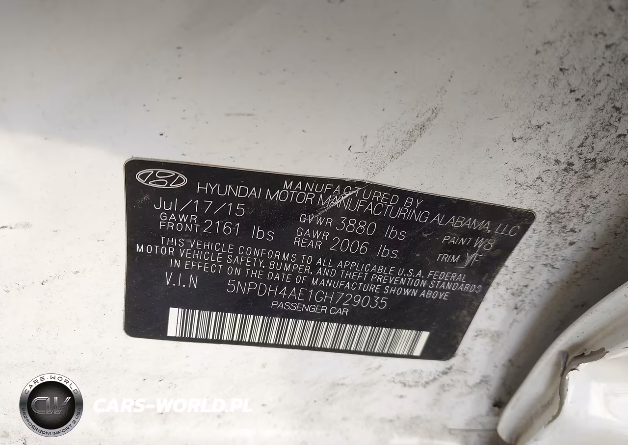 2016 Hyundai Elantra Se VIN:5NPDH4AE1GH729035 - 9