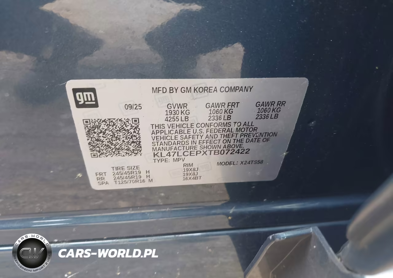 2026 Buick Envista Avenir Fwd VIN:KL47LCEPXTB072422 - 9