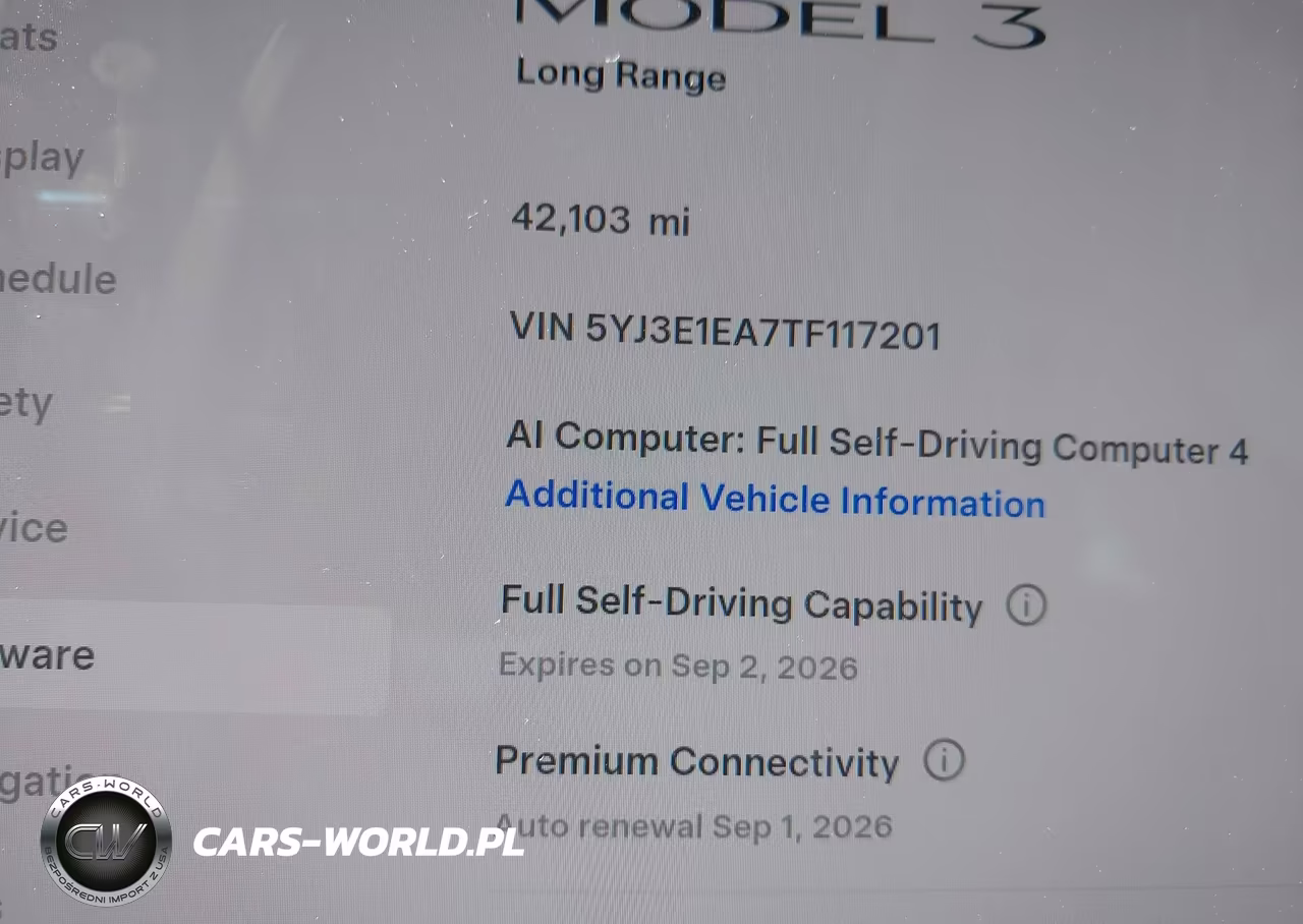 2026 Tesla Model 3 VIN:5YJ3E1EA7TF117201 - 15