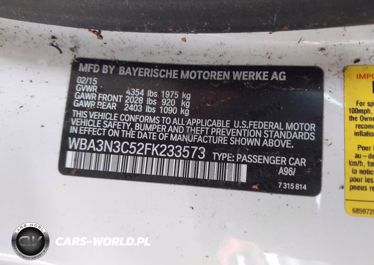 2015 BMW 428I VIN:WBA3N3C52FK233573 - 9