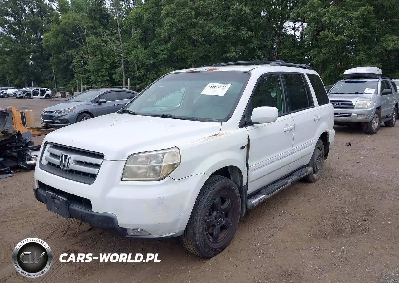 2006 Honda Pilot Ex-L VIN:2HKYF18676H537881 - 2