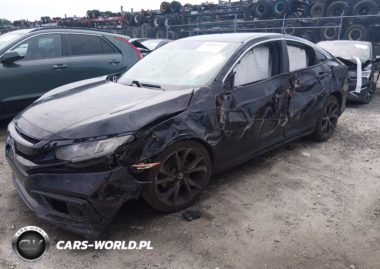 2020 Honda Civic Sport VIN:19XFC2F84LE025344 - 2