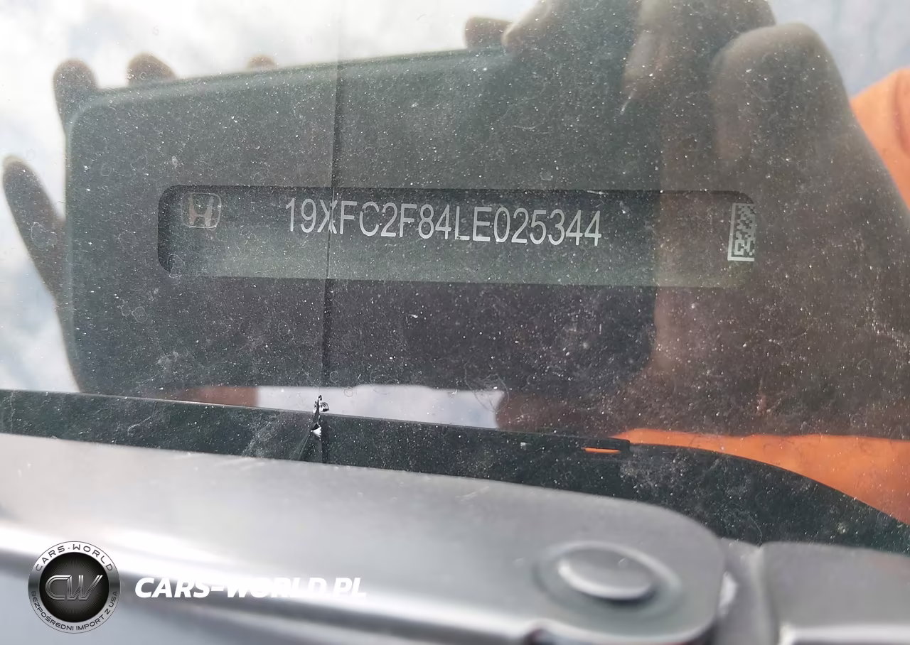 2020 Honda Civic Sport VIN:19XFC2F84LE025344 - 9